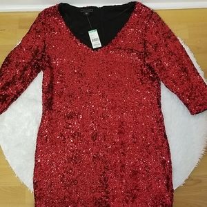 💄👠Red Sequin Bodycon Dress 🌹🍓